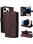 IPhone 15 Pro Kart Yuvaları Için Flip Case Uzun Kayış Kısa Tuzak Manyetik (Yurt Dışından) 1