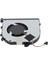 Dell Xps 15 9570 Xps 15 7590 Xps 15‑9570 Precision 5530 5540 Cpu Için Dizüstü Bilgisayar Yedek Soğutma Fanı Alüminyum Alaşım (Yurt Dışından) 5