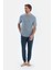 Lacivert Jogger Paça Basıc Penye Modal Pantolon 4