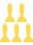 Adet 3D Yazıcı Spatula Esnek Plastik 3D Baskı Reçine Çıkarma Kazıyıcı Wanhao D8 Için Anycubıc Için Nova Sarı (Yurt Dışından) 3