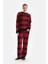 Kırmızı Ekoseli Polar Sweatshırt 4