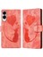 Galaxy S25 Kenar Kabartmalı Sevimli Kedi Tutucu Kapak Için Flip Case (Yurt Dışından) 1