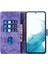 Galaxy S25 Kenar Kabartmalı Sevimli Kedi Tutucu Kapak Için Flip Case (Yurt Dışından) 4