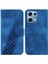 Telefon Kılıfı Için Redmi Not 14S Kabartmalı Desen Kart Yuvası Pu Flip (Yurt Dışından) 1