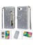 IPhone 16E Pu Deri Kart Tutucu Manyetik Kapatma Için Fermuarlı Cebi Durumda (Yurt Dışından) 1