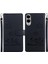 Galaxy S25 Kenar Deri Cüzdan Kart Yuvası Tutucu Kedi Için Flip Case (Yurt Dışından) 5