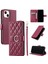 IPhone 13 Için Flip Case Mini Kart Yuvaları Tutucu Bilek Kayışı Manyetik Pu (Yurt Dışından) 1
