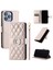 IPhone 15 Pro Kart Yuvaları Tutucu Pu Deri Bilek Kayışı Için Flip Case (Yurt Dışından) 5
