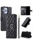 IPhone 16 Pro Max Manyetik Pu Deri Kart Yuvaları Tutucu Için Flip Case (Yurt Dışından) 1