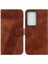 Telefon Kılıfı Için C75 Kabartmalı Desen Flip Folio Kapak Cüzdan Pu (Yurt Dışından) 1