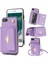 IPhone Se3 Akordeon Kart Cüzdan Kılıf Manyetik Kapatma Pu ile Uyumlu (Yurt Dışından) 1