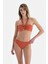 Kahverengi Straplez Bikini Üst 4