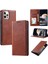 IPhone 12 Pro Koruyucu Pu Deri Manyetik Kart Yuvaları Için Flip Case Ince (Yurt Dışından) 1