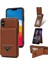 IPhone X/xs Slim Case Pu Deri Rfıd Engelleme Koruyucu ile Uyumlu (Yurt Dışından) 5