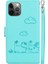 Iphone 12/12 Pro Kedi Rfid Deri Cüzdan Kart Yuvası Tutucu Için Flip Case (Yurt Dışından) 5