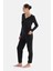 Siyah V Yaka Jogger Paça Cellıant Pijama Takımı 3