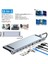 11/12-In-1 Type C Dock USB C Hub 3.0 Splitter Çoklayıcı 4K RJ45 Sd/tf VGA HDMI Uyumlu Dizüstü Bilgisayar 3