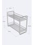 Masa Tezgah Üstü Düzenleyici Metal Organizer Raf Banyo Mutfak Rafı Baharatlık Makyaj Standı 5