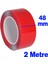 Çift Taraflı Şeffaf Silikon Bant Montaj Bandı 48 mm x 2 Metre Güçlü Çok Amaçlı Yapıştırıcı 1 Adet 3