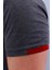 Erkek Battal Beden Gri Bisiklet Yaka T-Shirt Alt-Üst Takımı - 130 6