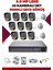 10 Kameralı Set - 5mp Sony Lensli Full Hd Gece Görüşlü Güvenlik Kamerası Sistemi - ZKNMP49SQF 1