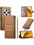 Xiaomi Poco C75 4g Çift Sapanlar Deri Kılıf Darbeye Için Flip Case (Yurt Dışından) 4