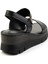 Siyah Leather Kadın Sandalet K05299112703 4