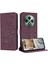 Oppo Oppo 12F 5g Için Flip Case Deri Cüzdan Pu Deri Sevimli Kedi Kartı (Yurt Dışından) 1