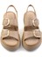 Bej Leather Kadın Sandalet K05299117803 2