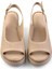 Bej Leather Kadın Sandalet K05299112603 2