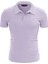 %100 Pamuk Polo T-Shirt Impero Lila 1