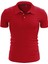%100 Pamuk Polo T-Shirt Impero Kırmızı 1