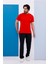 Erkek Battal Beden Kırmızı Bisiklet Yaka T-Shirt Alt-Üst Takımı - 101 2