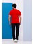 Erkek Battal Beden Kırmızı Bisiklet Yaka T-Shirt Alt-Üst Takımı - 101 8