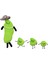 Edamame Aile Peluş Gizli Tatil Bezelye Bebek (Yurt Dışından) 3