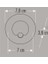 Ct 5174 1. 5W Radar Sensörlü Koridor Aydınlatması 6400K Beyaz Işık 2