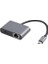 4 In 1 Usb-C / Type-C 3.1 - RJ45, Pd ve USB x 2 Ethernet Adaptör Kablosu 1