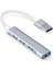 USB Çoğaltıcı Çoklayıcı 4 Port USB 3.0 Hub Slim Adaptör Splitter Pc Laptop Notebook Için 20 cm 1