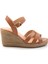 Taba Leather Kadın Sandalet K05718071303 1