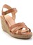Taba Leather Kadın Sandalet K05718071303 2
