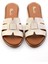 Bej Leather Kadın Terlik K04073101903 2