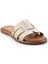 Bej Leather Kadın Terlik K04073101903 3