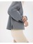Kadın Mavi Basic EasySize Sweatshirt - Uzun Kollu, Basic Fit, Sertifikalı Organik Pamuk, Günlük ve Spor Sweat 3