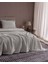 Labenne Çift Kişilik Yatak Örtüsü - Gri 2