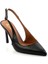 Siyah Leather Kadın Klasik Topuklu Ayakkabı K01507160103 2