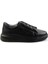 Siyah Siyah Leather Erkek Casual Ayakkabı E01084211343 1