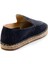 Lacivert Leather Erkek Espadril E01558000102 3