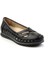 Siyah Leather Kadın Babet K01140005103 2