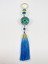 Mavi Epoksi Nazar Boncuklu Gösterişli Anahtarlık, El Yapımı Hediyelik Aksesuar Araba Süsü 6