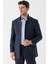 Kaşe Hakim Yaka Desenli Yırtmaçlı Astarlı Slim Fit Dar Kesim Klasik Kaban 1008235153 1
